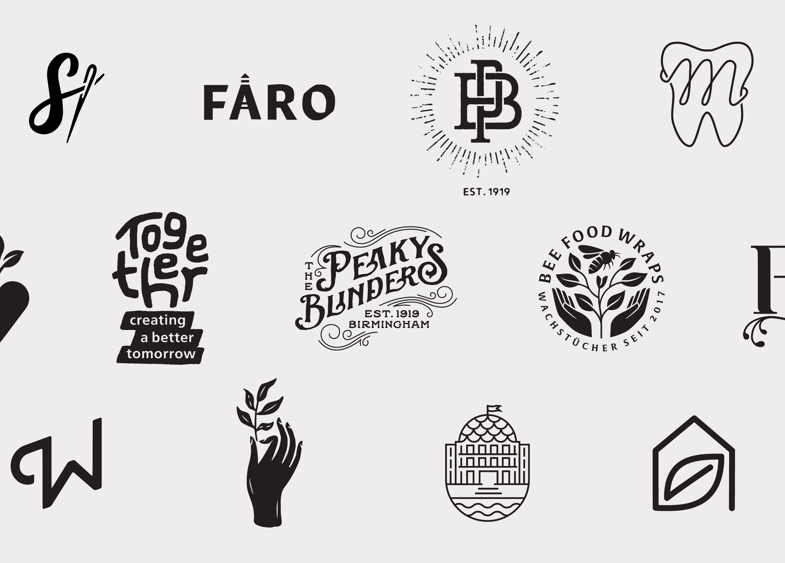 27 Black Logo Examples: Make Your Own Black Logo | Looka